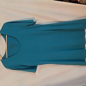 Knit Empire Waist Dress with Elbow Sleeves Sz Large